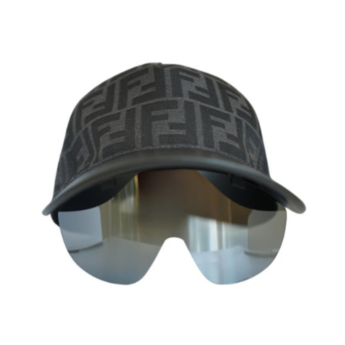 FENDI FULL MONOGRAM PEAKED CAP