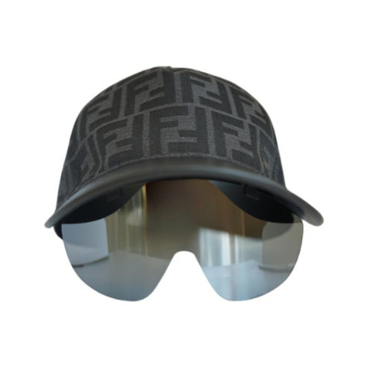 FENDI FULL MONOGRAM PEAKED CAP