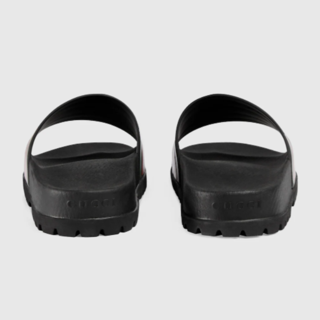 GUCCI men's rubber sole sandals